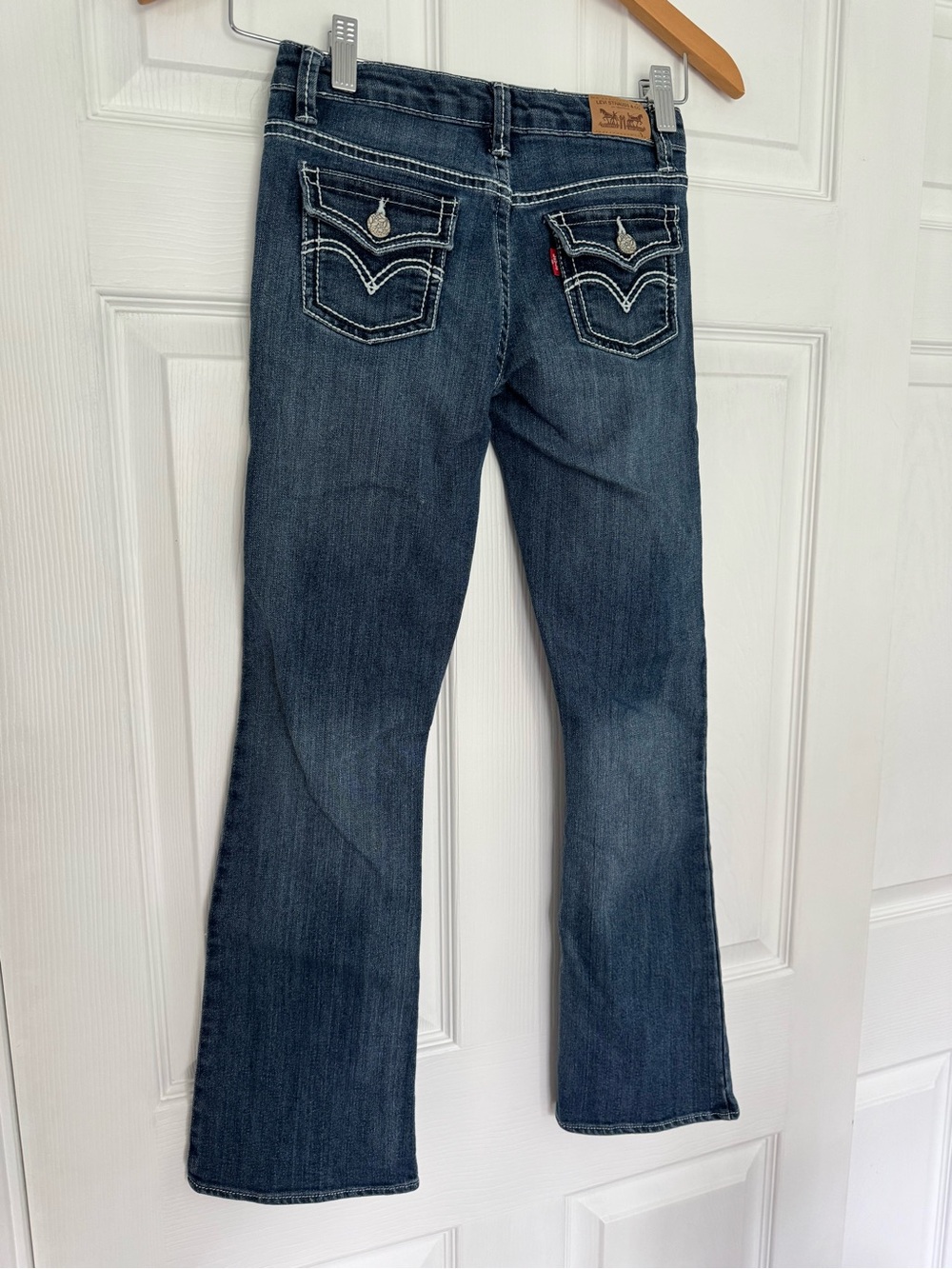 Levi's Girl’s Dark Blue Boot Cut Jeans
